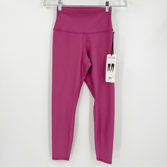 NWT Alo Yoga 7/8 High-Waist Airlift Leggings Size XS Raspberry Sorbet - Picture 1 of 8